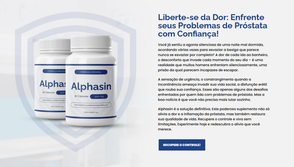 Alphasin Funciona Para Próstata? Veja OS Resultados
